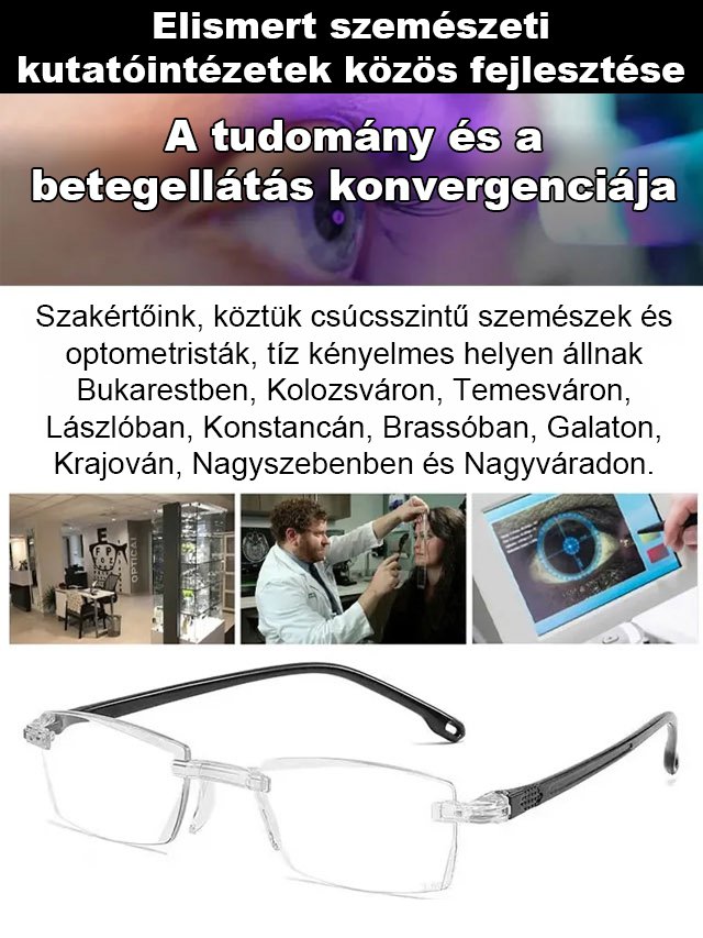 Színváltós, kékfény szűrős szemüveg öregszeműség ellen
