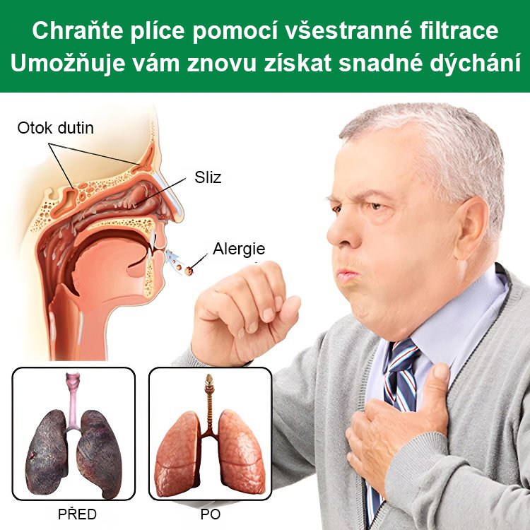 BreathDetox bylinný sprej na čištění plic