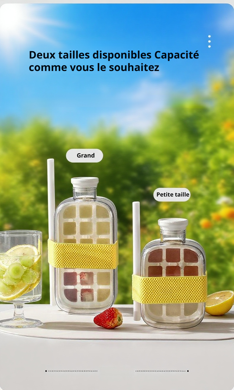 Préparation de boissons fraîches avec la presse à glaçons