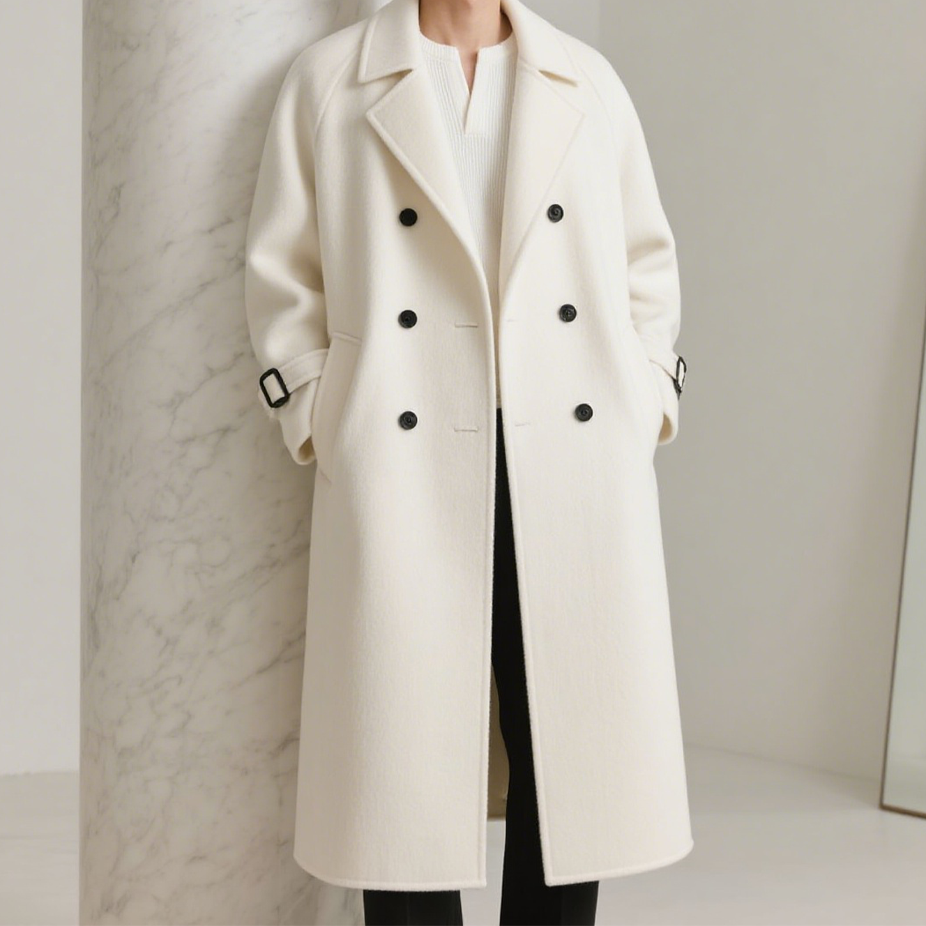 캐주얼 주름방지 윈드브레이커 재킷 전면 이미지