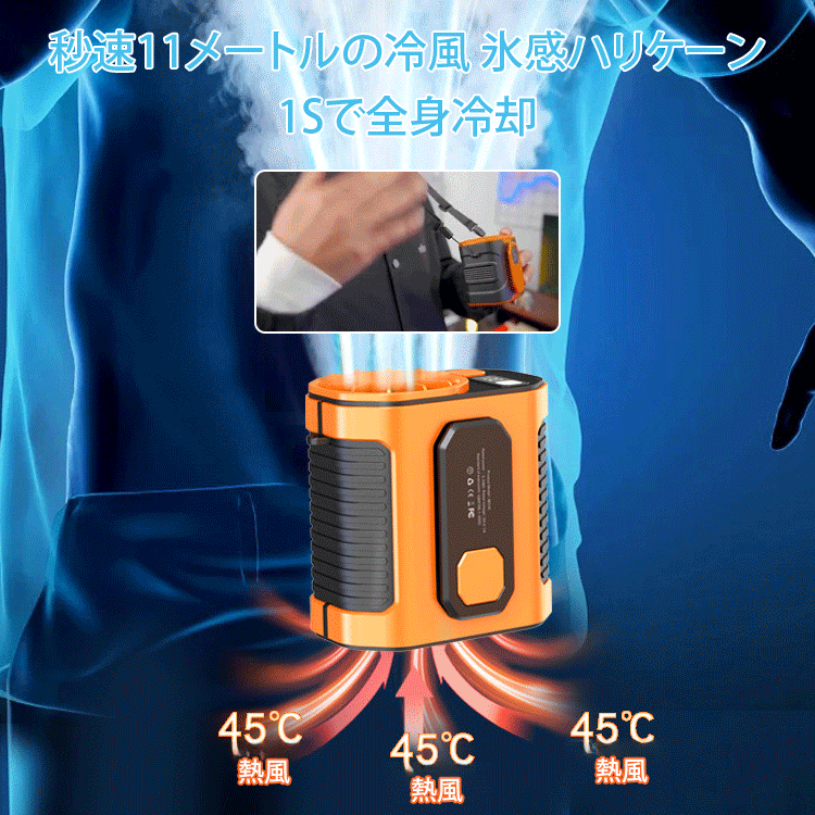 新型腰掛け扇風機