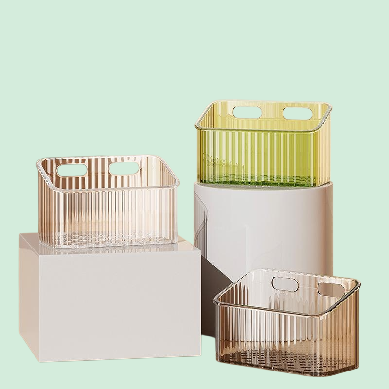 Wandmontierte Aufbewahrungsbox ohne Lochung, Kosmetik-Aufbewahrungskorb