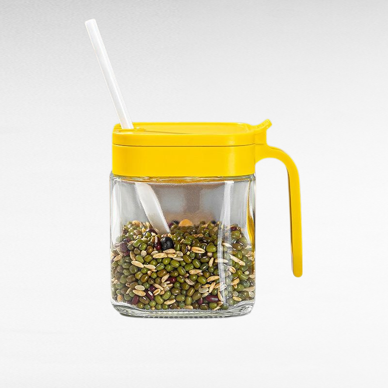 壁掛けガラス調味料ボトルセット