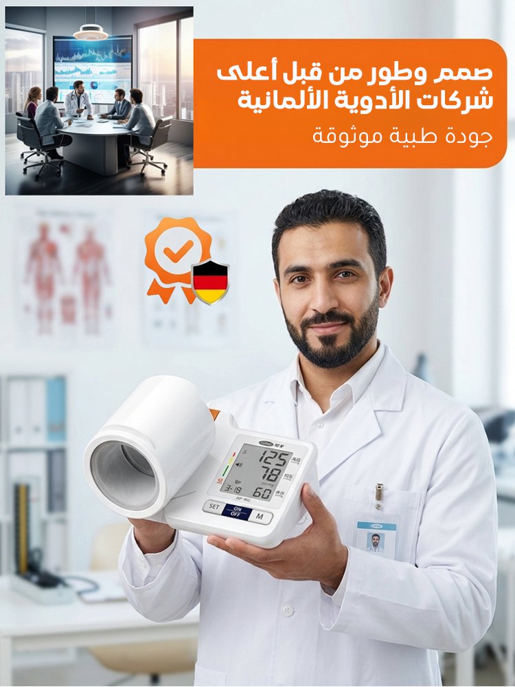 【مد الذراع للقياس】جهاز قياس ضغط الدم على الذراع