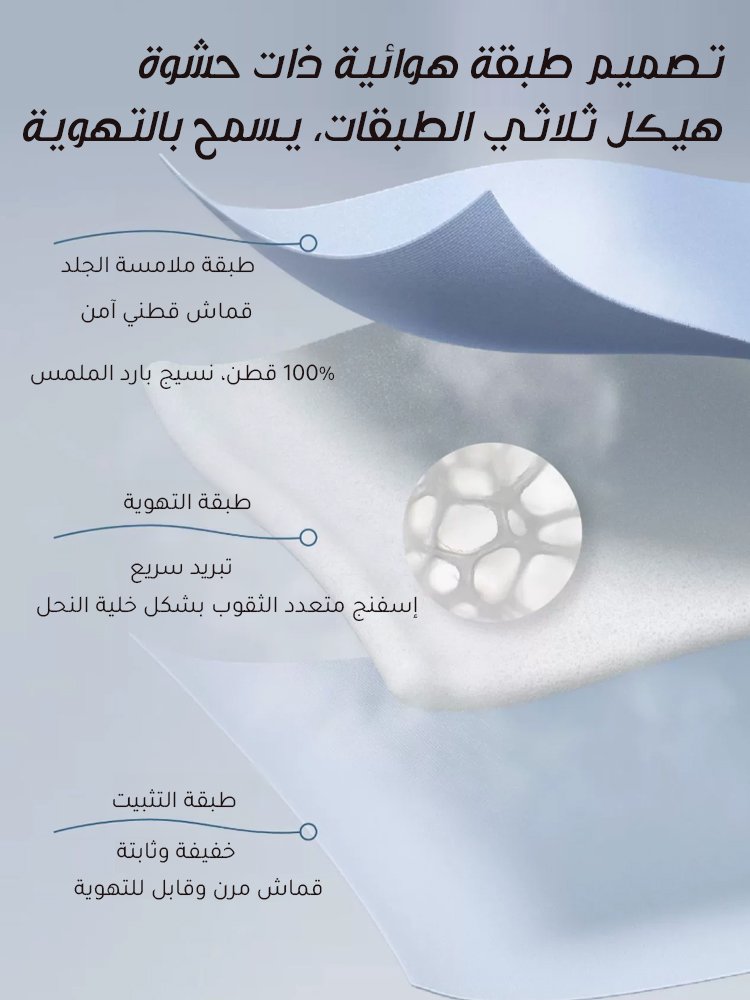 مخدة طبية لتدليك وتقويم الرقبة بخصم 50%، نوم عميق لـ 8 ساعات وتخفيف فوري للألم