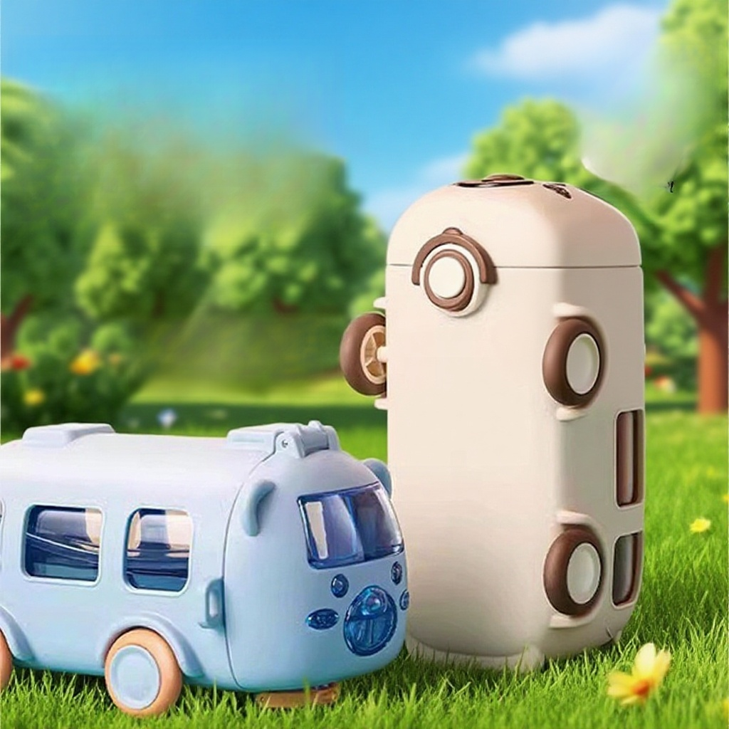 寶寶巴士小汽車水杯