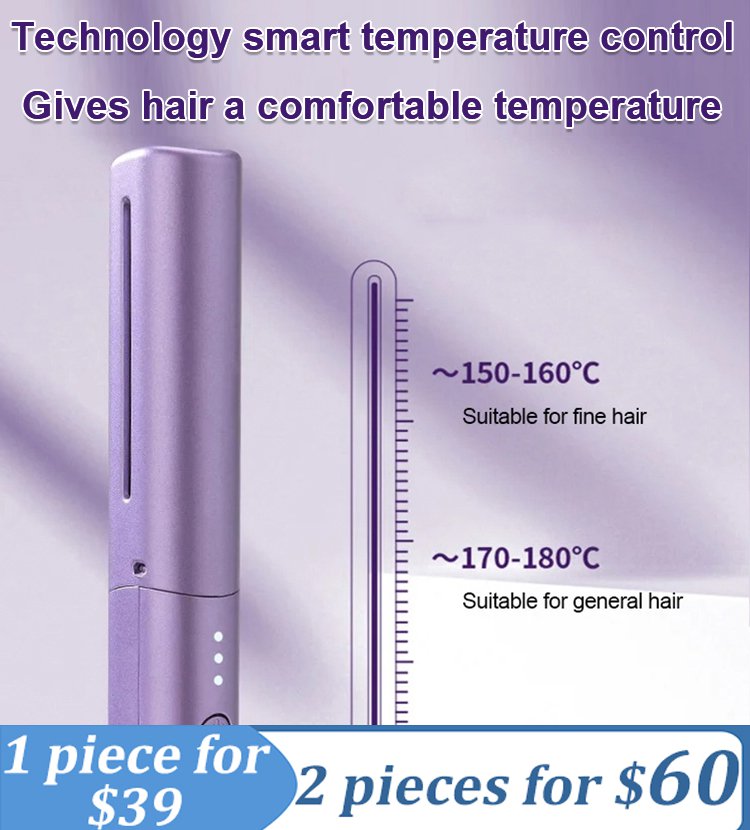 Rechargeable Negative Ion Hair Straightening Comb