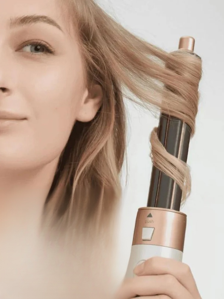 5in1 Automatischer Haarstyler zum Glätten und Lockenwickeln