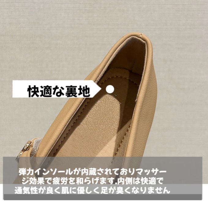 優しいラウンドトゥの女性の小さな革靴 春のイブニングシューズ 優しいメリージェーンシューズ スカート付き 優しい丸いつま先の小さな革のイブニング・シューズとスカート