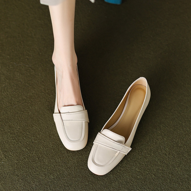 バックル付き美脚ビットローファー