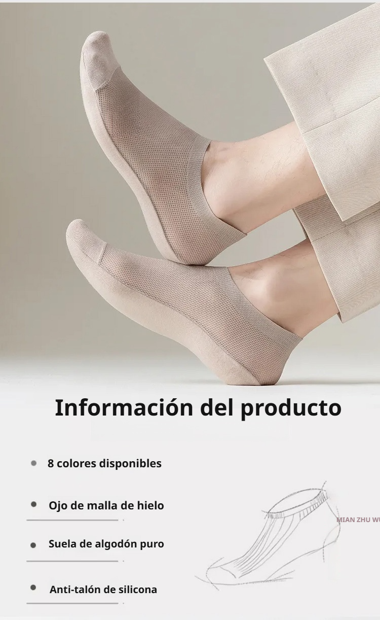 Calcetines ligeros y cómodos para verano