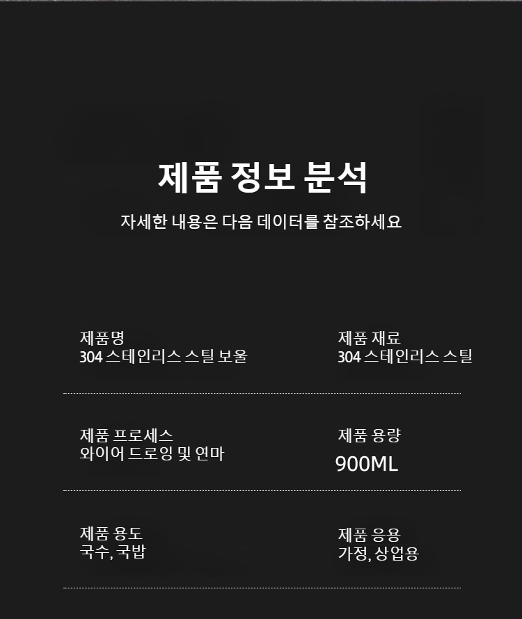 실내외 모두 사용 가능한 스텐 그릇
