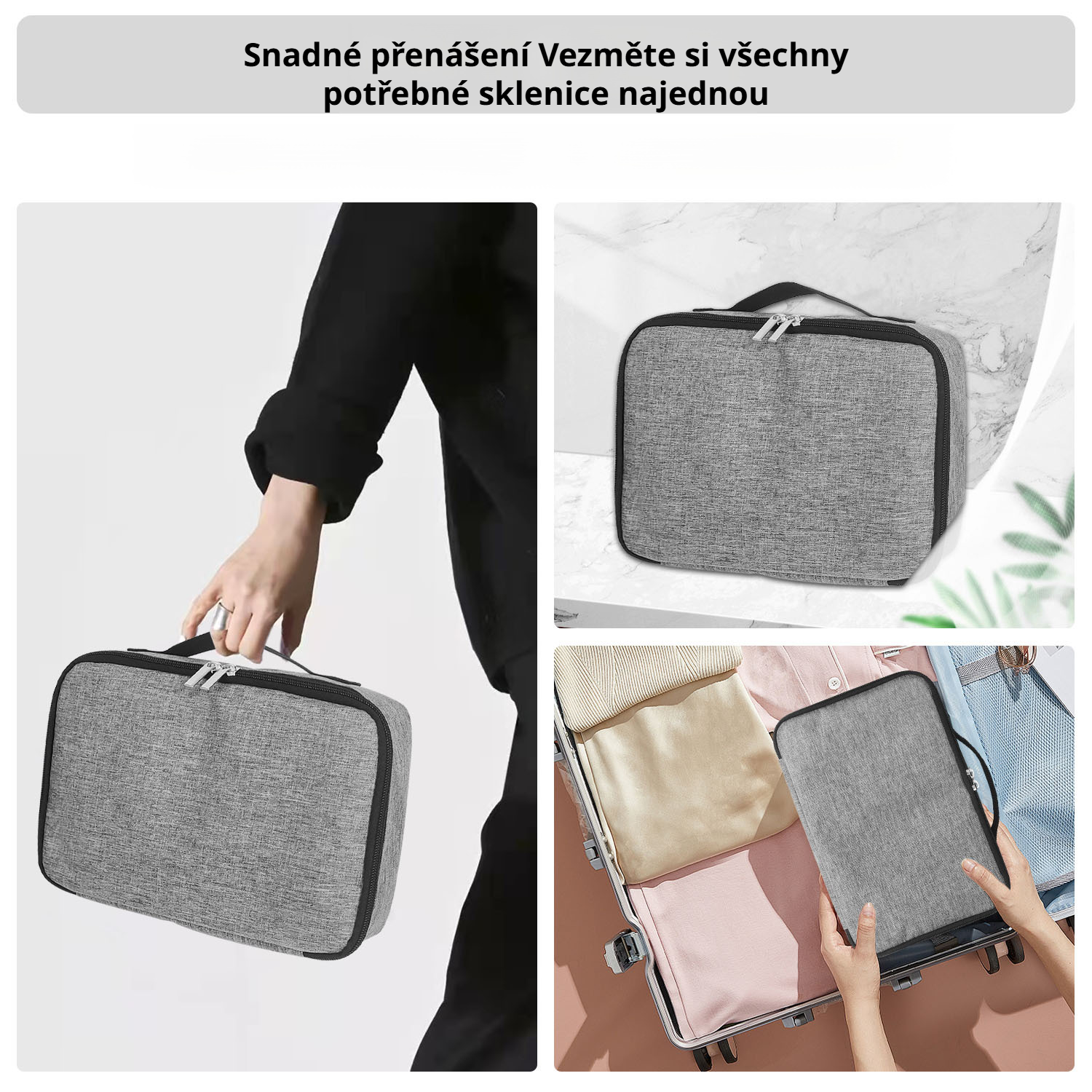 Lehké a kompaktní pouzdro na sluneční brýle