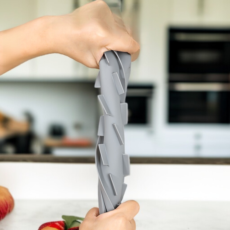 多功能硅胶窄缝锅盖收纳垫