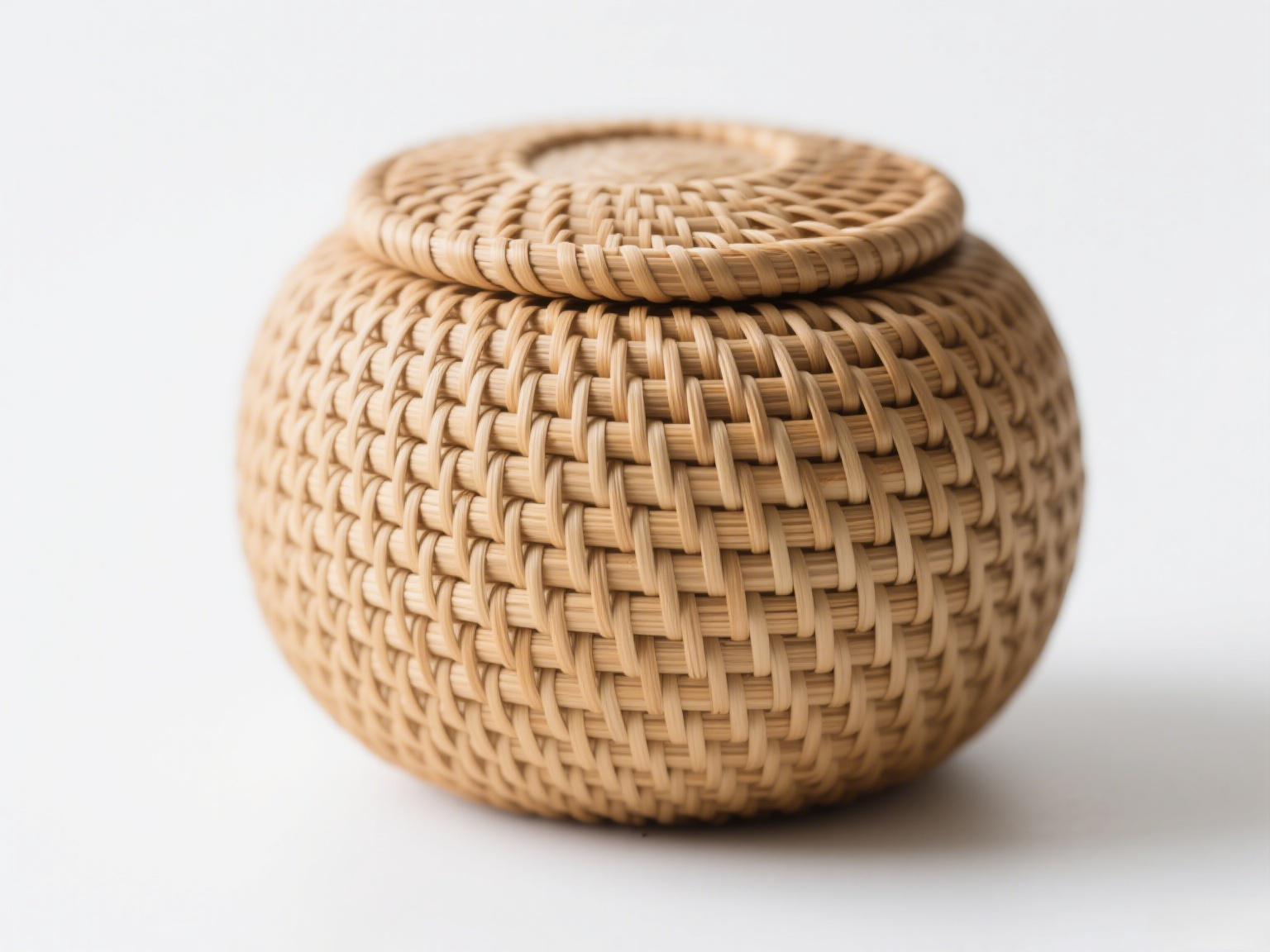 Handgefertigter Bambus-Teebehälter