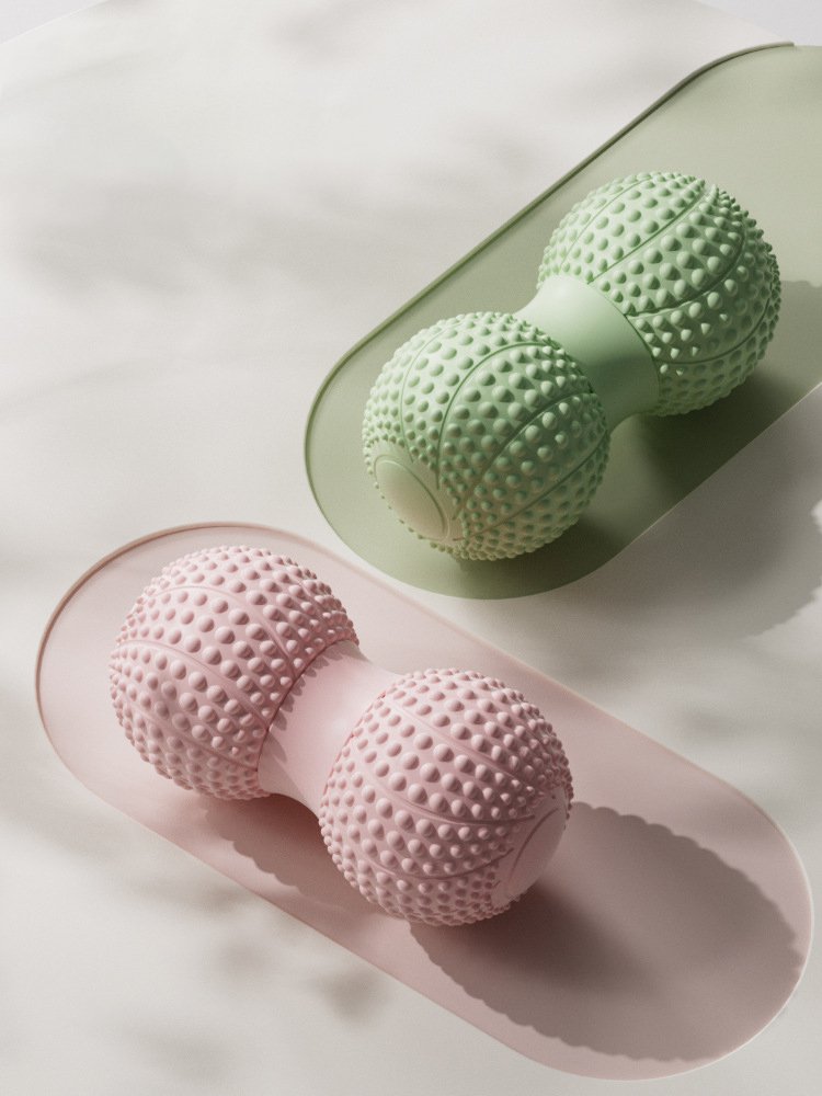 Dvojitý míč na uvolnění svalů fascie s arašídovým míčkem