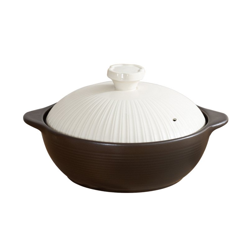 Keramický hrnec odolný vůči vysokým teplotám na dušení polévky