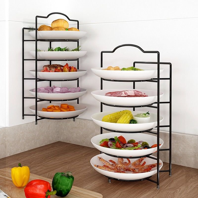 Podlahový přenosný stěnný vícevrstvý stojan