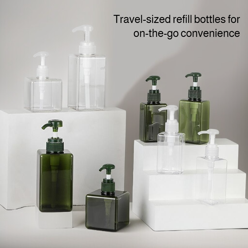 Large-capacity portable dispenser pump bottle