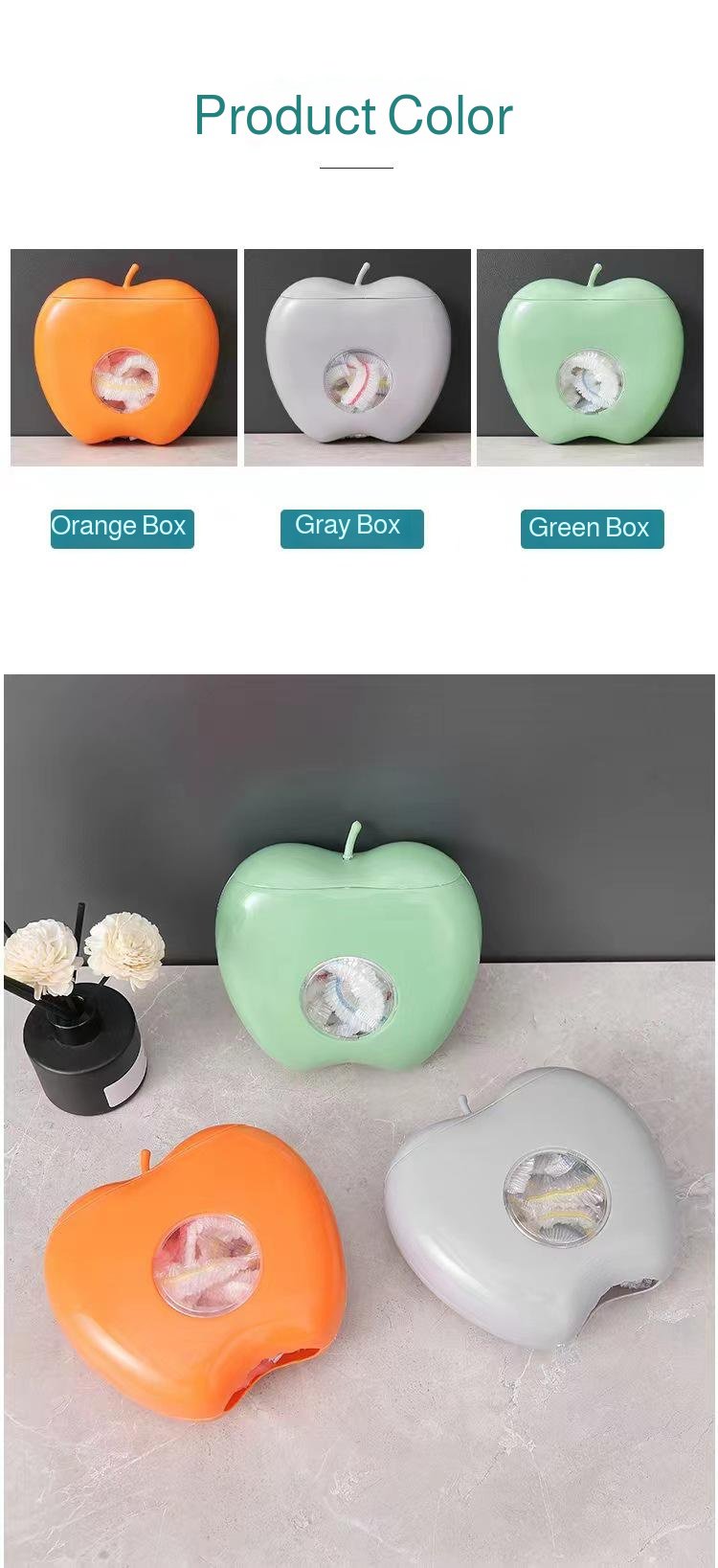 Modern apple-shaped storage solution for household kitchens