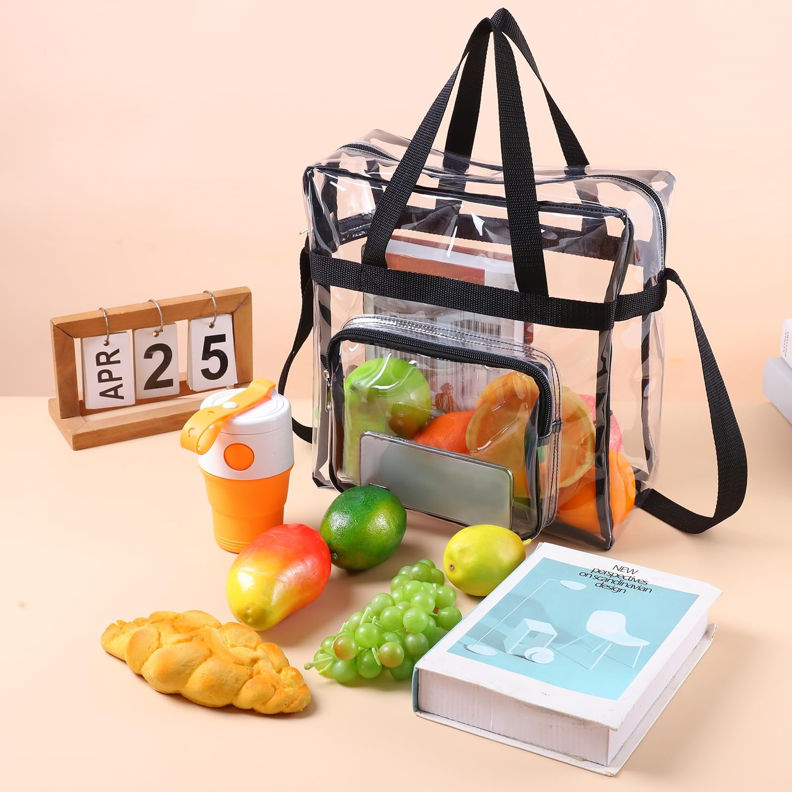 大人用透明プールバッグの全体画像