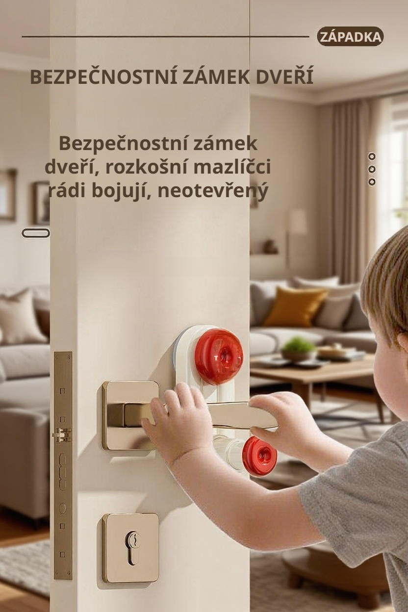 Přenosný bezpečnostní zámek na dveře – detail produktu