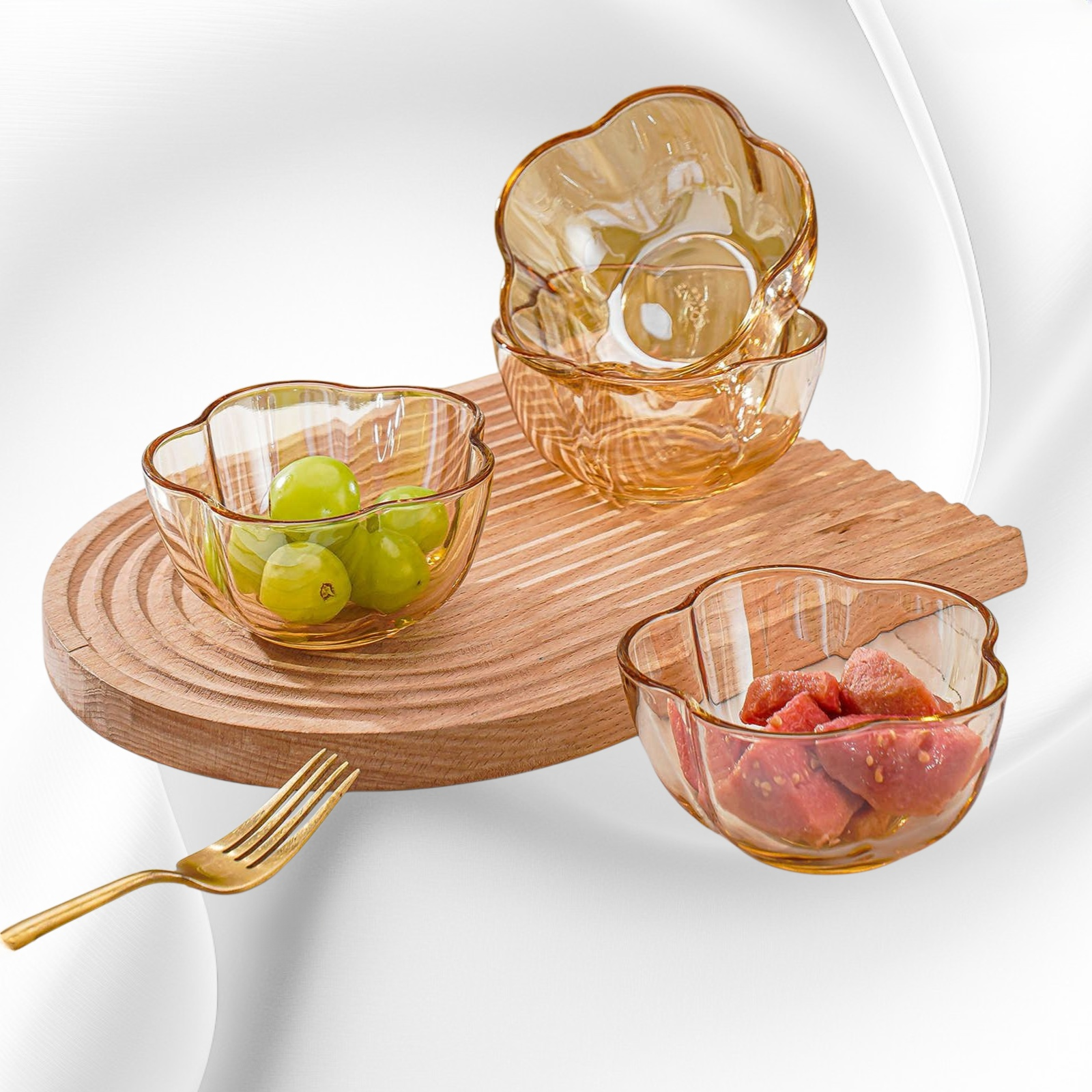 Mini Glas Schüssel für Gewürze und Salate