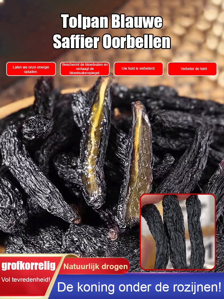【Koning van de rozijnen】Premium Turpan Blauwe Saffier Rozijnen