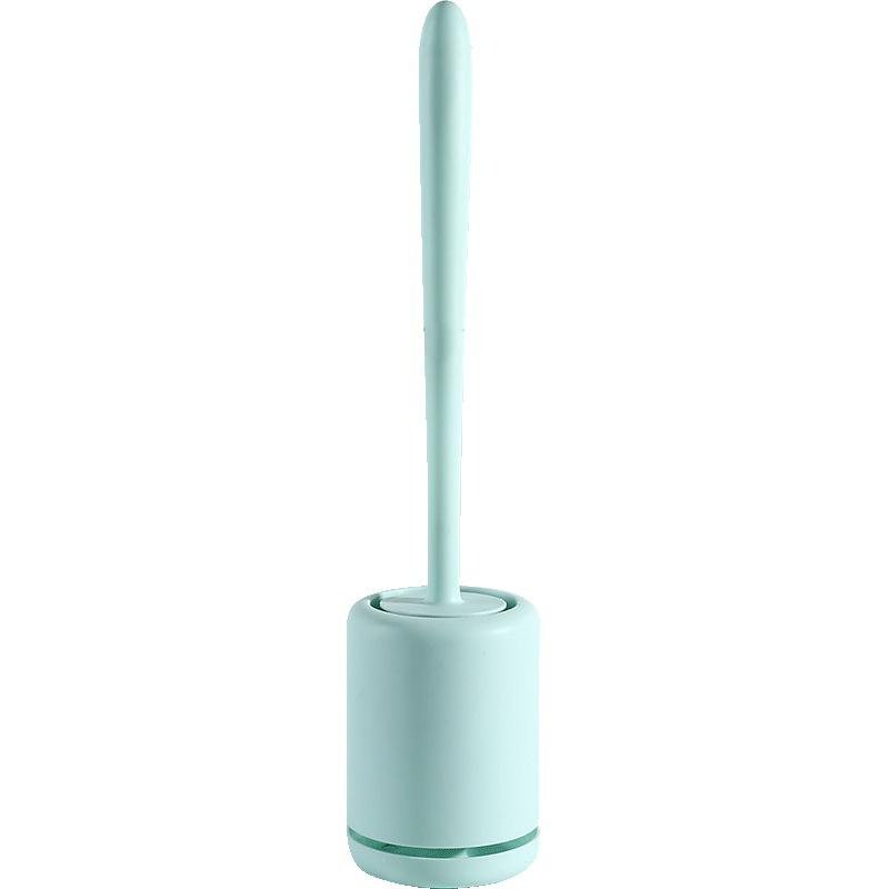 Toilet brush bathroom soft bristle toilet brush no water wall-mounted Nordic silicone cleaning brush