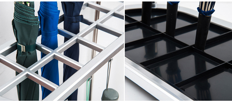 複数本の傘を収納できるディスプレイスタンド