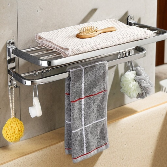 防鏽不銹鋼毛巾架特寫