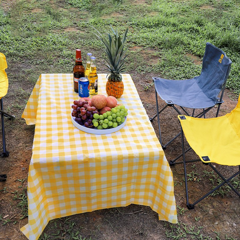 チェックのピクニックマットバーベキューのピクニックマット屋台の布です