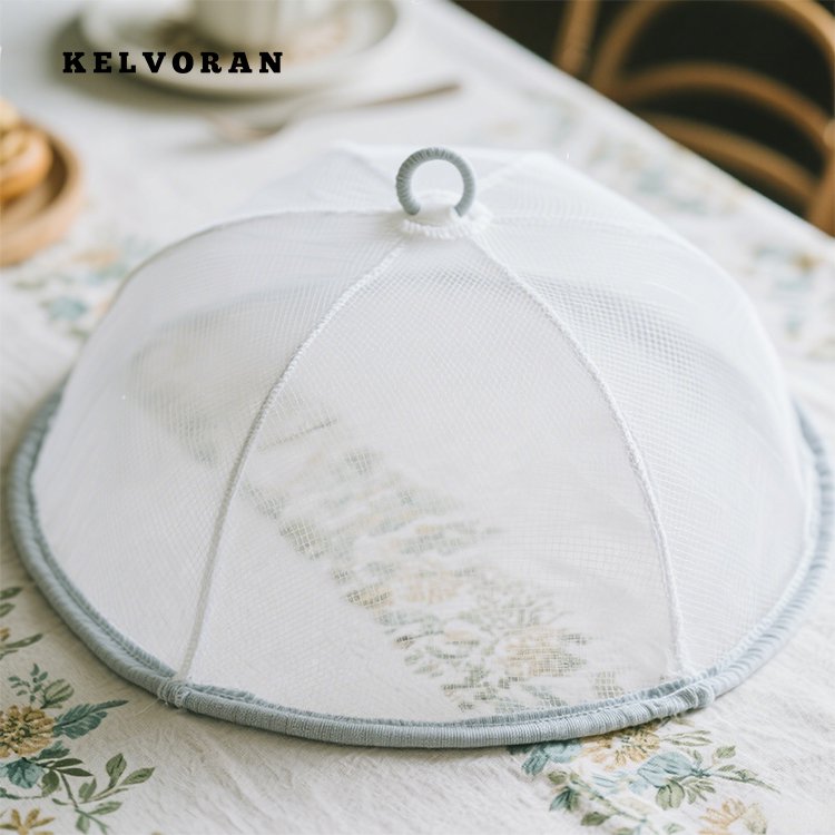 Mesh food cover for home use, dustproof, fly-proof and dust-proof dining table cover