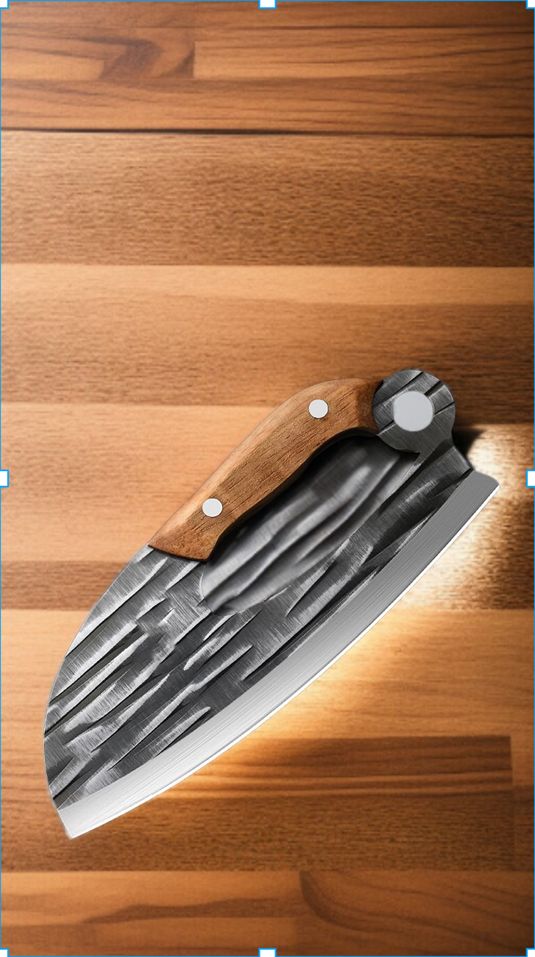 날카로운 수제 단조 식칼 전체 이미지