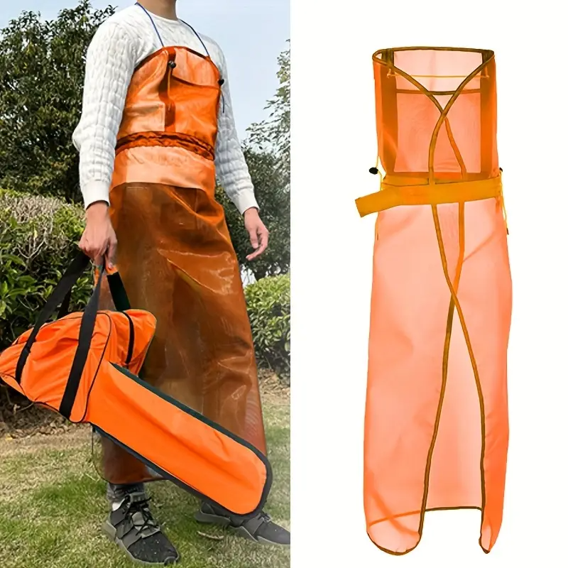 보호초리 노보 앞치마 포켓형 정원공구 예초기 통풍망 제초기 전용 앞치마