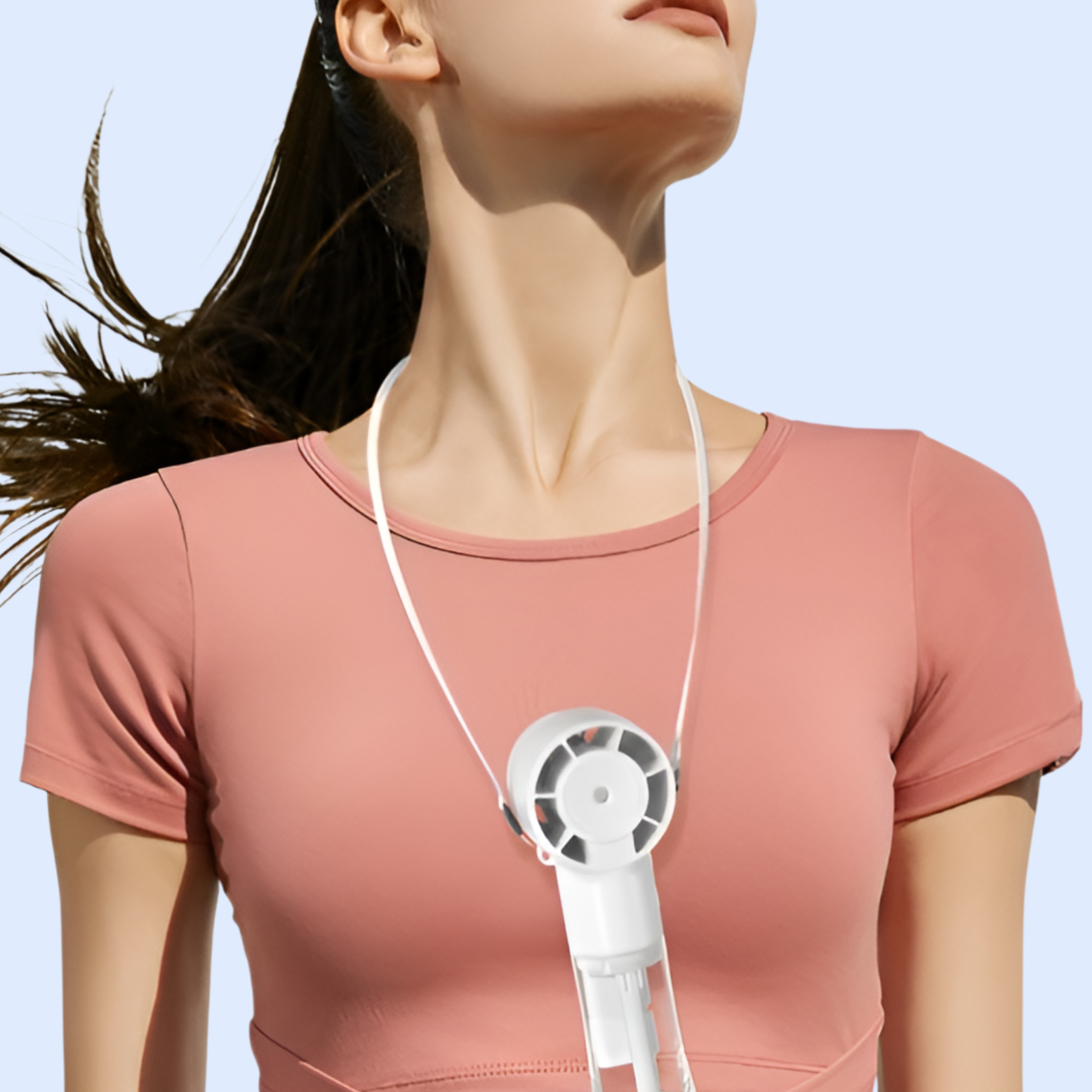 携帯扇風機 ハンディファン 手持ち扇風機 充電式 加湿器 USB扇風機 小型 静音 風量調節 手持ち 卓上 首掛け せんぷうき ミニファン 熱中症対策