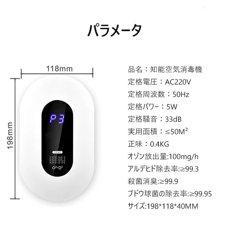 知能空気消毒機  家ではどこでもいい