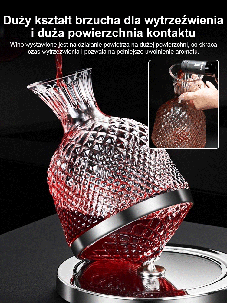 Luksusowy zestaw do wina [100 lat ręcznego kucia]