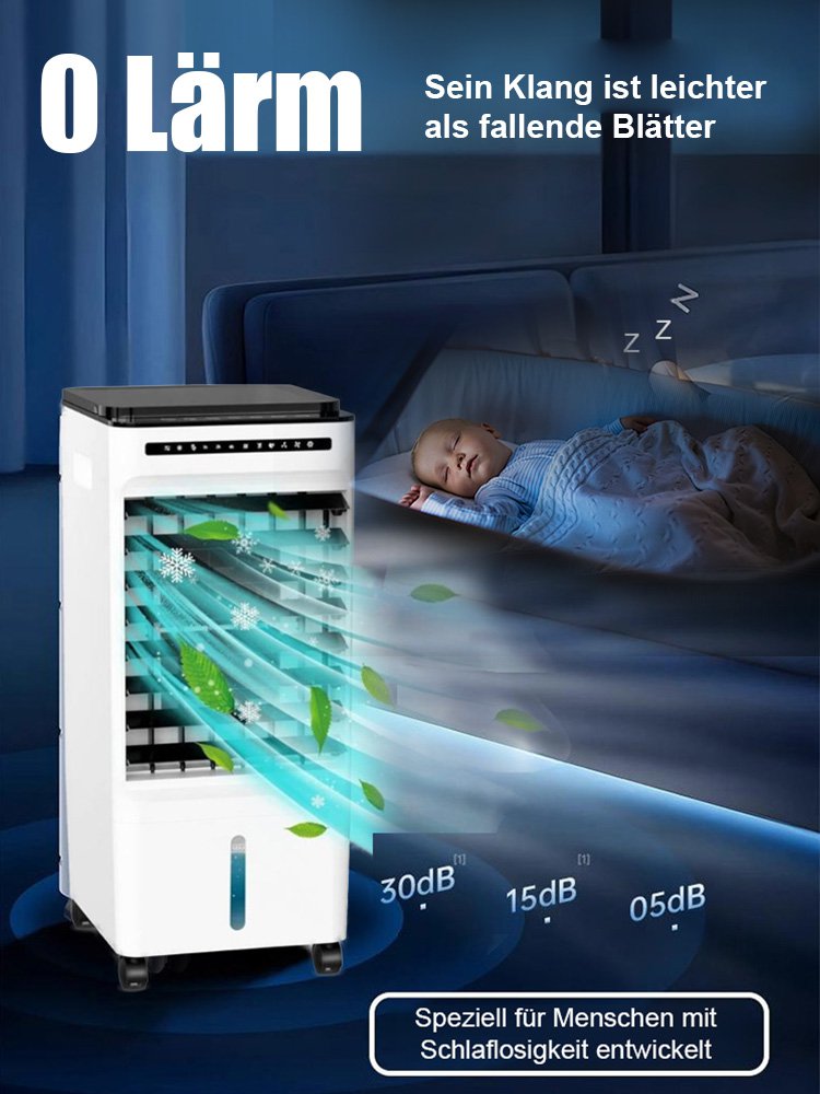 【Sommer Must-Have】Bodenstehende Klimaanlage mit großem Luftdurchsatz und breitem Winkel