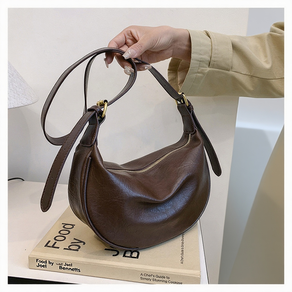 ファッションに映えるレトロ風バッグ