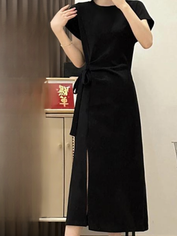 프렌치 고급 스트링 원피스