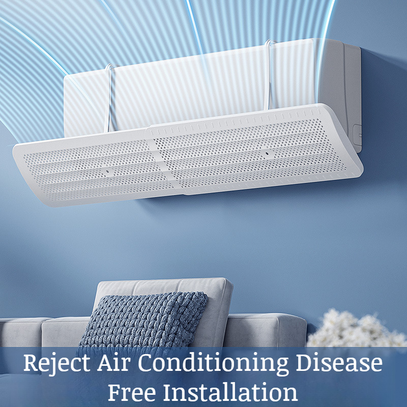 Wallmounted airconditioning windshield windproof windshield installationfree sitting baby baffles