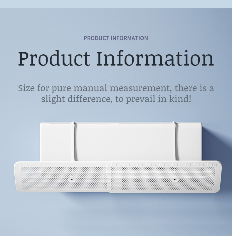 Adjustable air conditioning baffle for children's protection