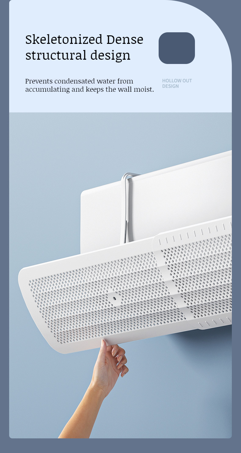 Easy to use air conditioner wind guard for families