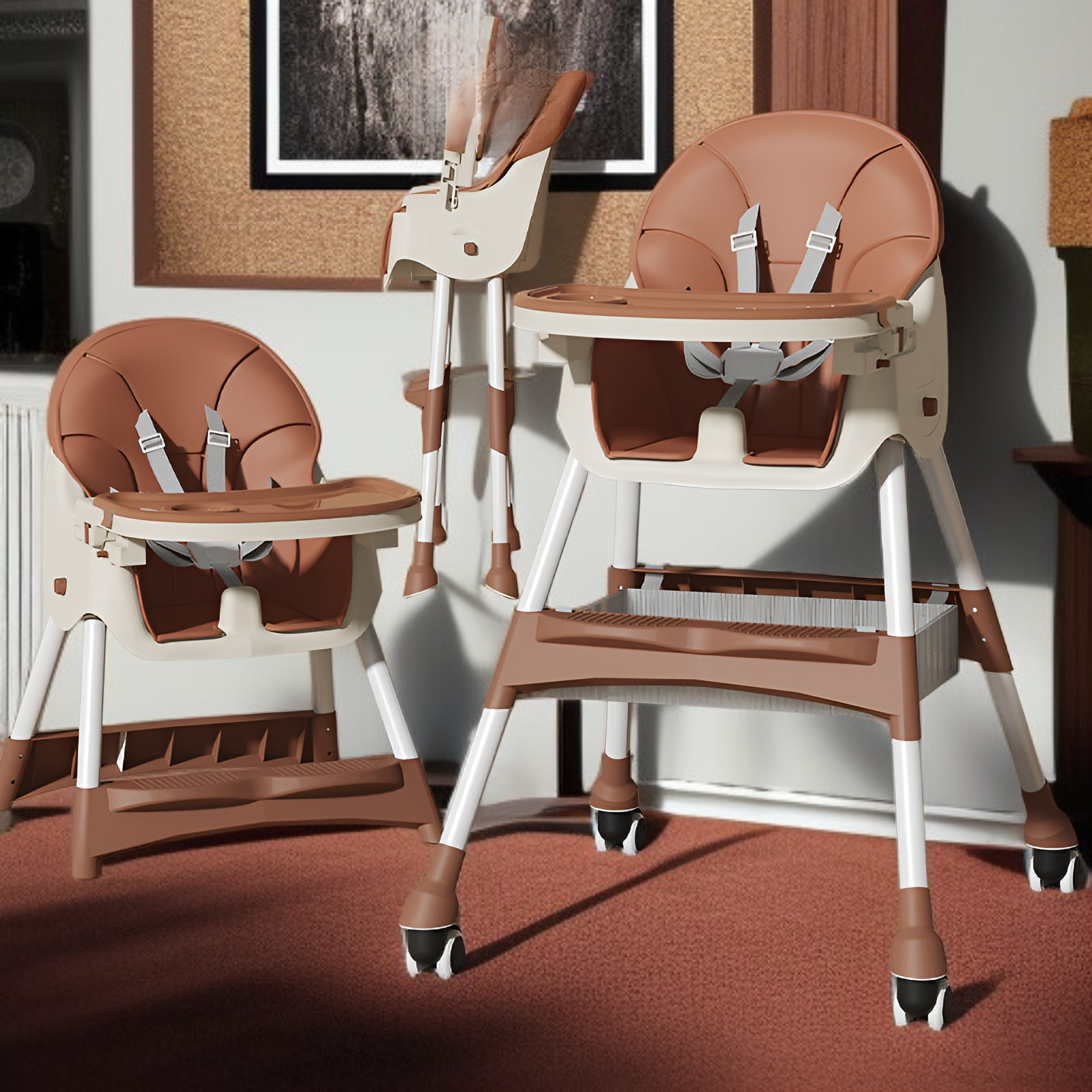 다기능 조절식 어린이용 식탁의자