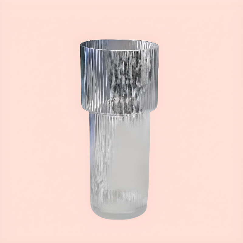 Chinese vertical glass vase