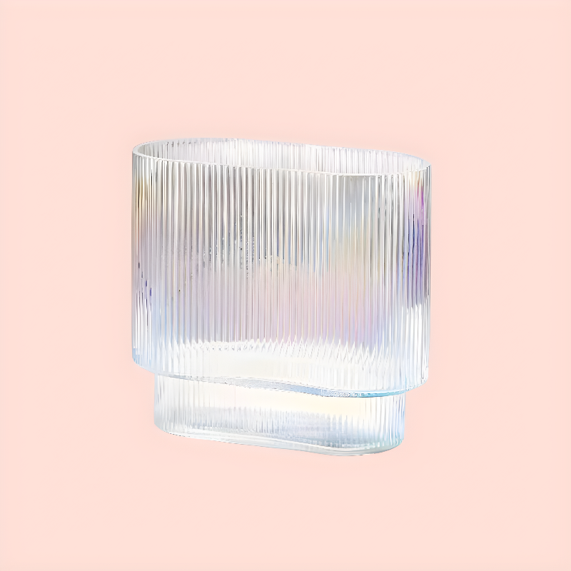 Chinese vertical glass vase