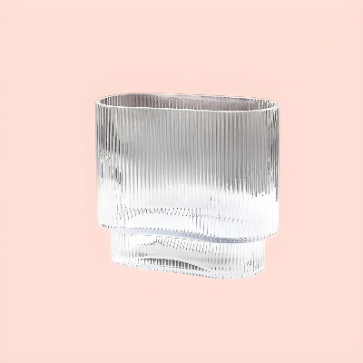 Chinese vertical glass vase