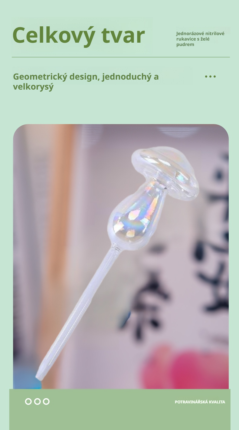 Skleněná kulatá zavlažovací koule v květináči