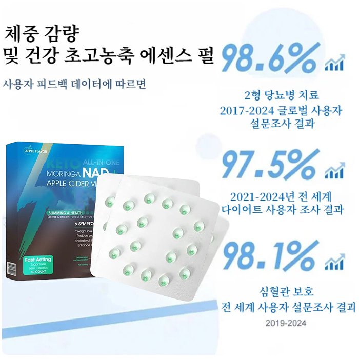 GLP-1 체중 감량 및 건강 초고농축 에센스 펄